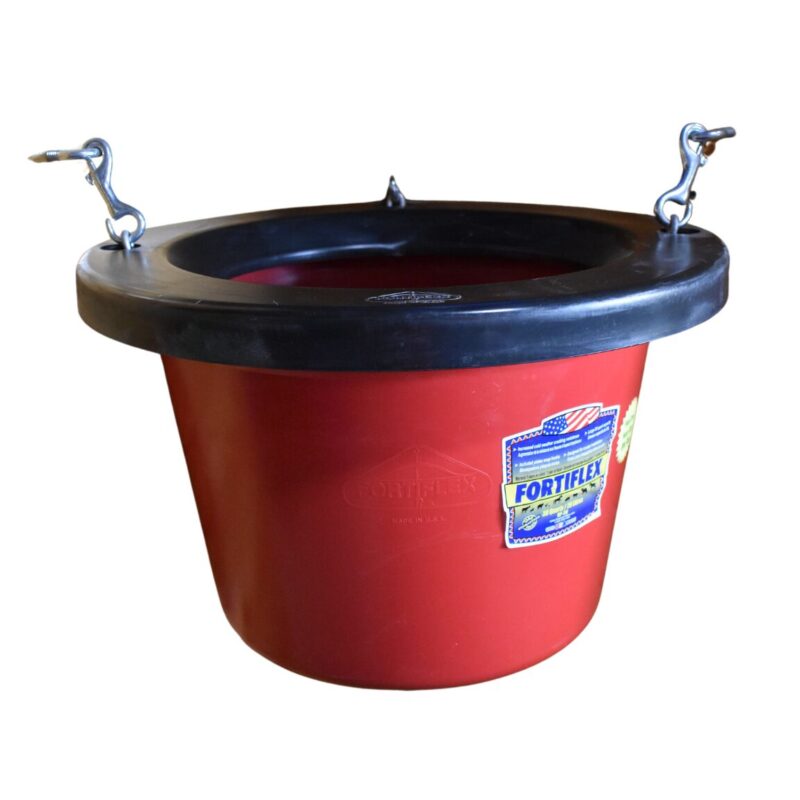 Fortiflex 30 Qt Round Corner Feeder with Ring