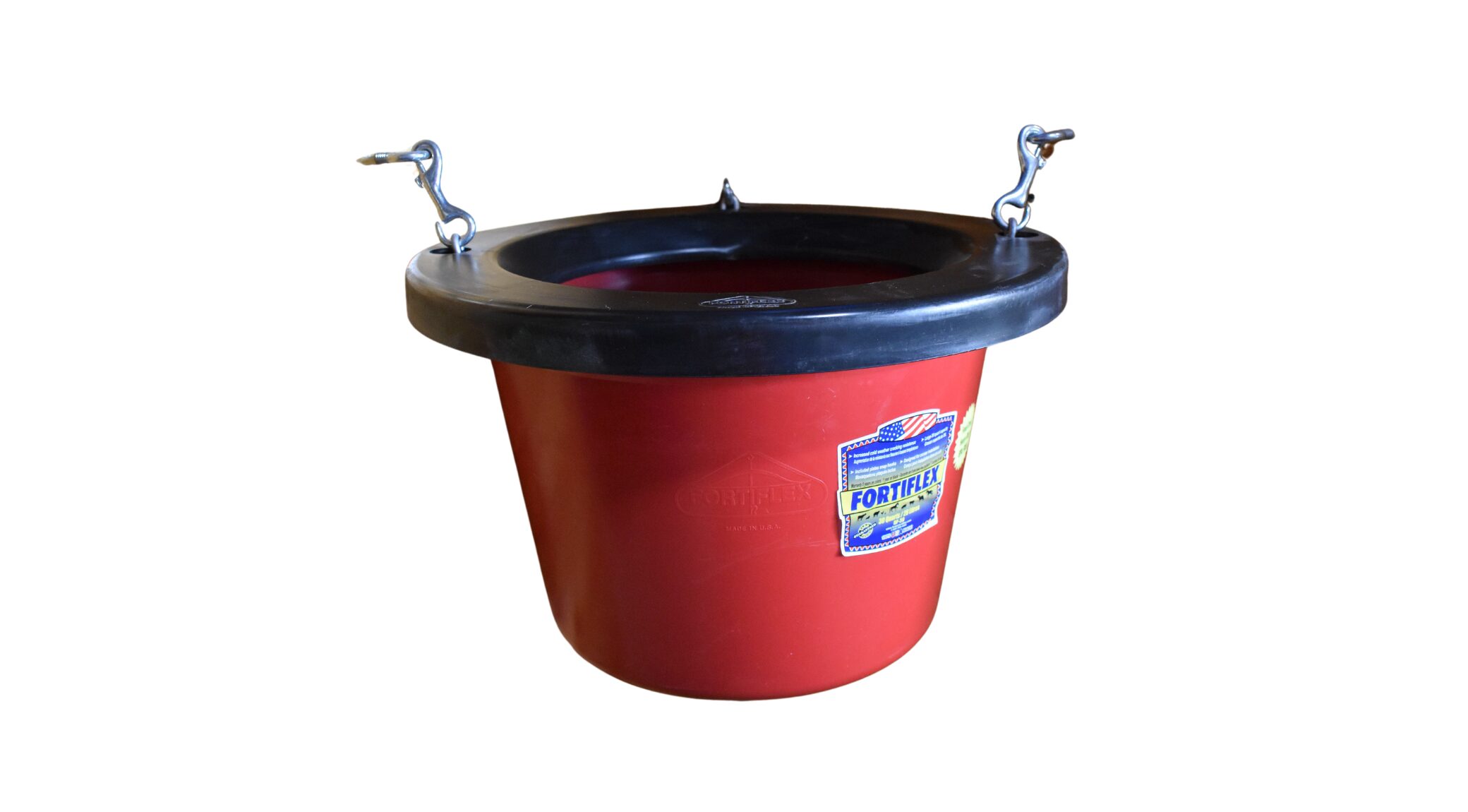 Fortiflex 30 Qt Round Corner Feeder with Ring
