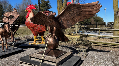 10' Wingspan Eagle Statue