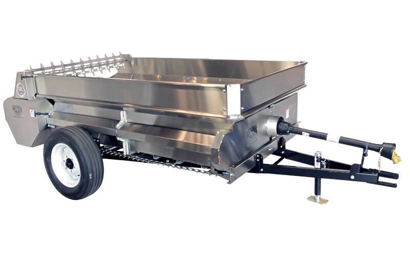 Full-Size Manure Spreaders 20  Animals - 127, stainless-steel