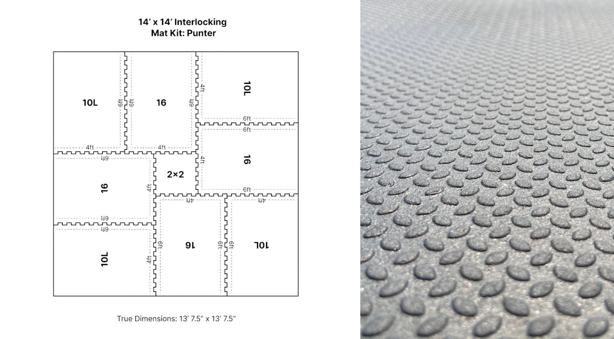Interlocking Kit 14′ x 14′ x 3/4″ - Image 3