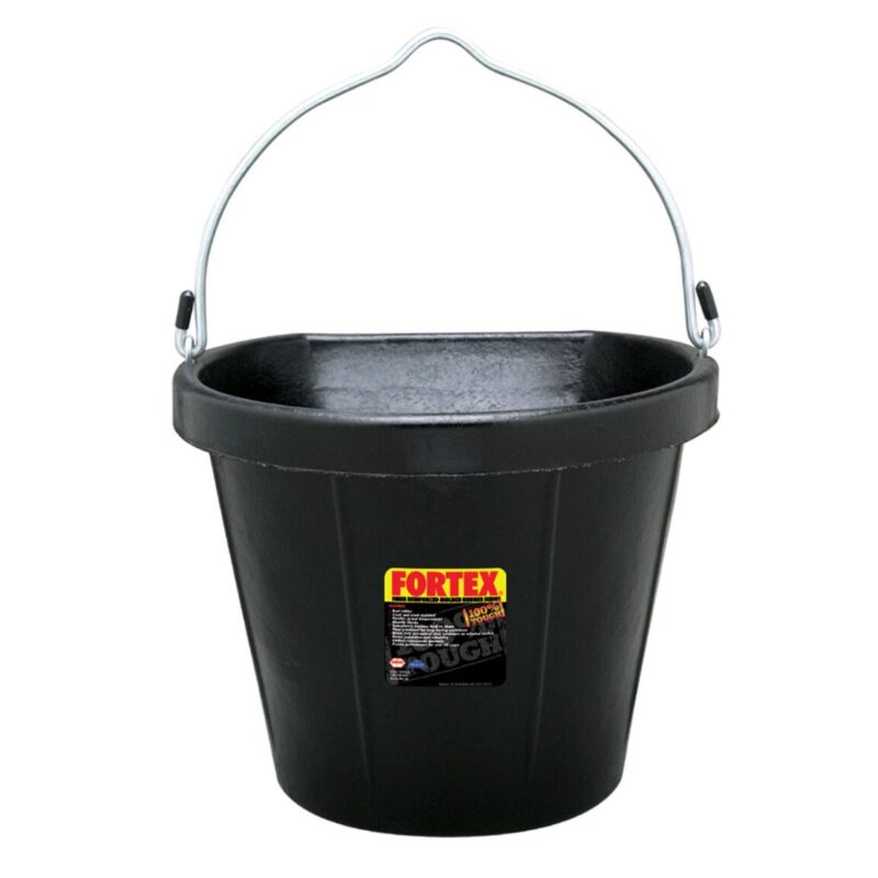 Fortex 18 Quart Rubber Bucket
