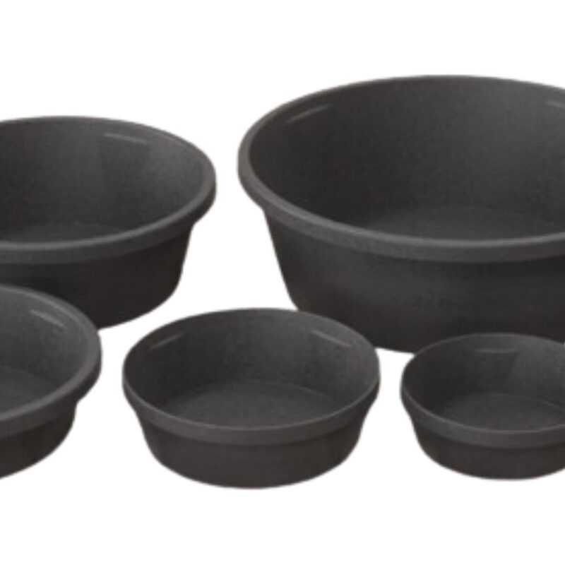 Recycled Rubber Feed Pans