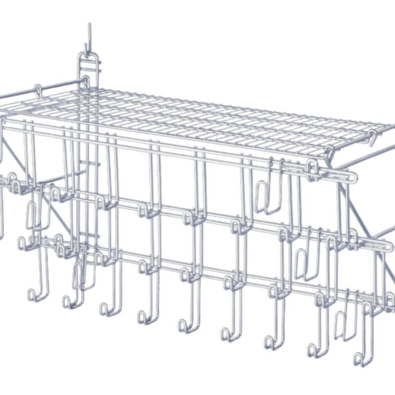Royal Wire 3 Tier Bridle Rack with Shelf