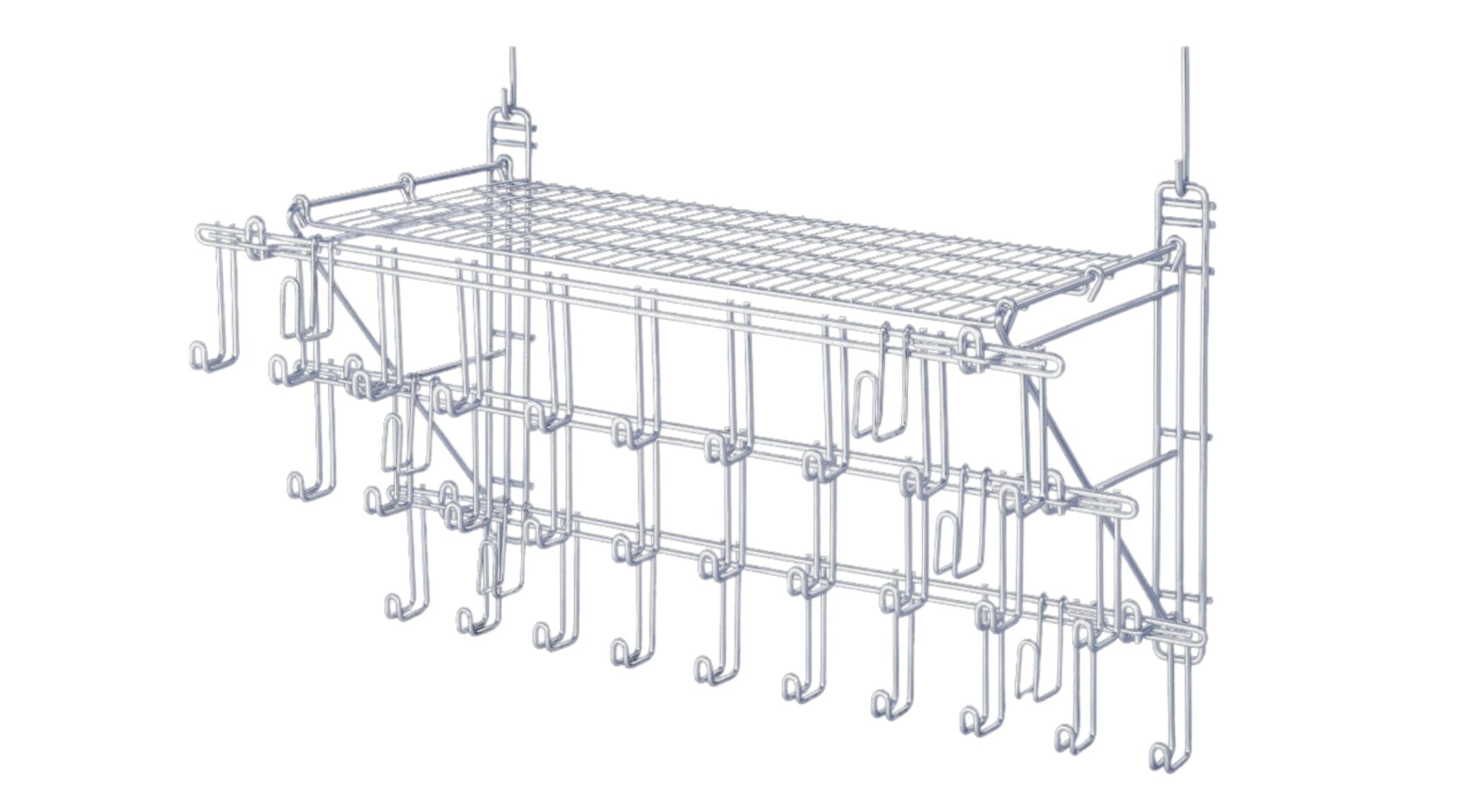 Royal Wire 3 Tier Bridle Rack with Shelf