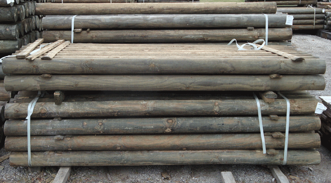 4” x 10’ Cylinder Post