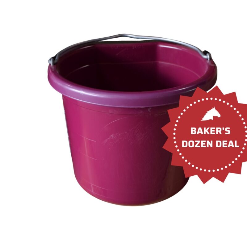 Fortiflex 6 Gallon Premium Flat Back Bucket