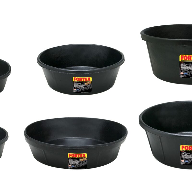 Fortex Rubber Feed Dishes