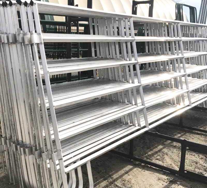 5' High Cashmans Aluminum Horse Panel