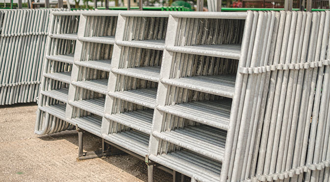 5' High Cashmans Hot Dipped Galvanized Panel
