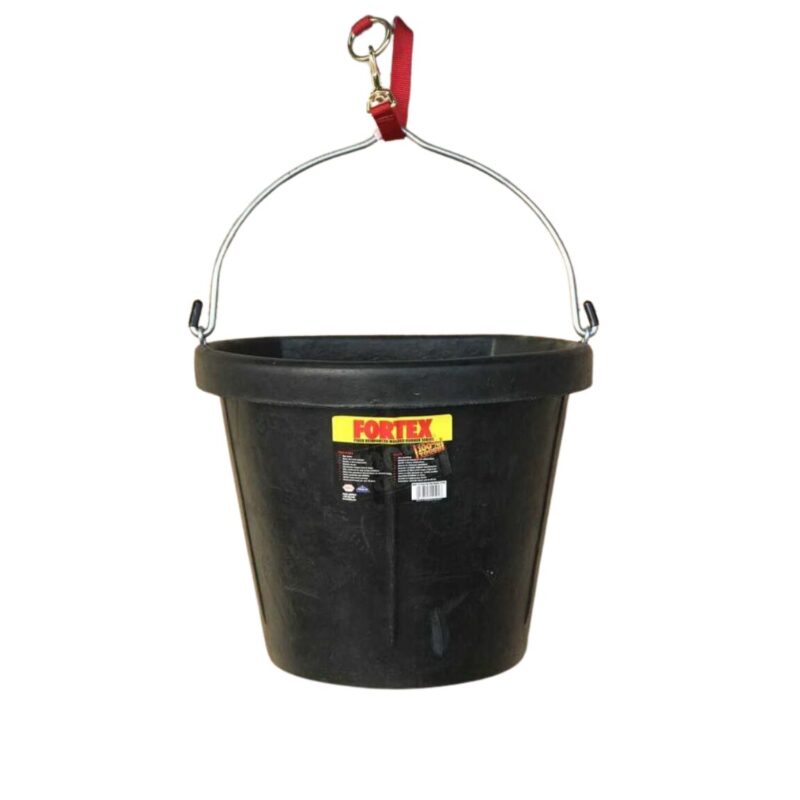 Fortex Flat Back Rubber Bucket