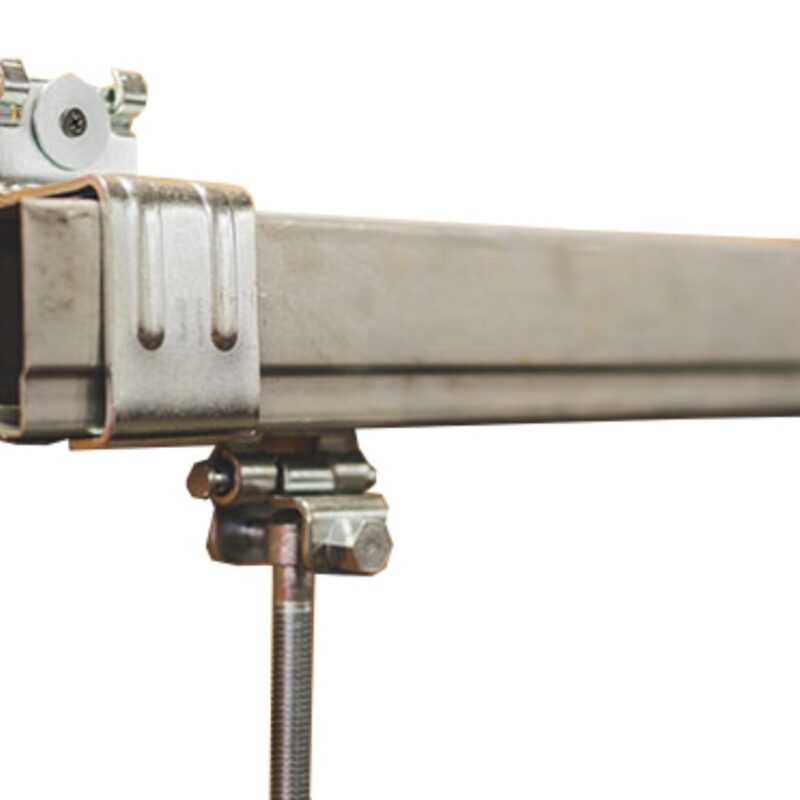 Galvanized Square Track