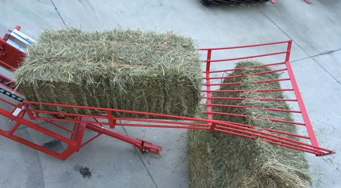 Bale Chute for Hay Elevators