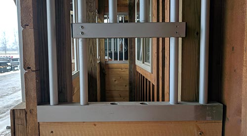 Aluminum Stall Scoop-Size Grain Opening