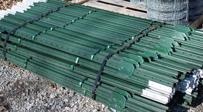 6 ½’  T-Post – 1.25 Green