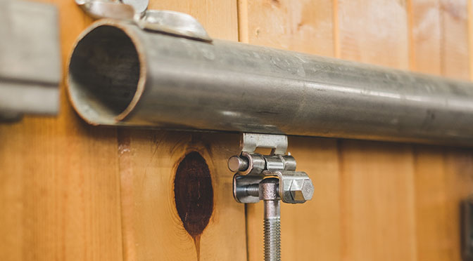 Galvanized Round Versa Track - 8