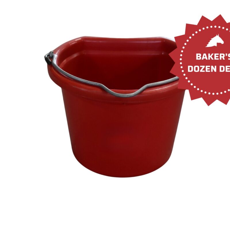 Fortiflex 8 Quart Premium Flat Back Bucket